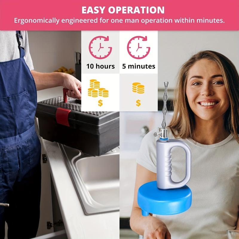 4m Pipe Sink Unblocker Drain Hair Cleaner Sink Refrigerator Foreign Matter Cleaning Brush Pipe Unblocking Handheld Tool