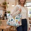 Science Pattern Shoulder Bag Casual Daily Tote Bag Lightweight Handbag