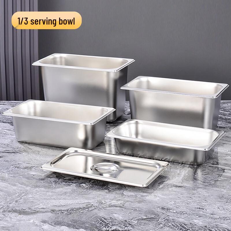 Stainless Steel Food Pan with Lid
