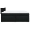 Box Spring Bed with Mattress Black 180 x 200 cm Fabric