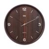 Classic Quartz Wall Clock, 30 Cm, Dark Brown