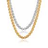Punk 6.5mm Box Chain Thick Male Gold Silver Color Stainless Steel Heavy Chain Link Necklace for Women Men Cool Jewelry Gift 2025