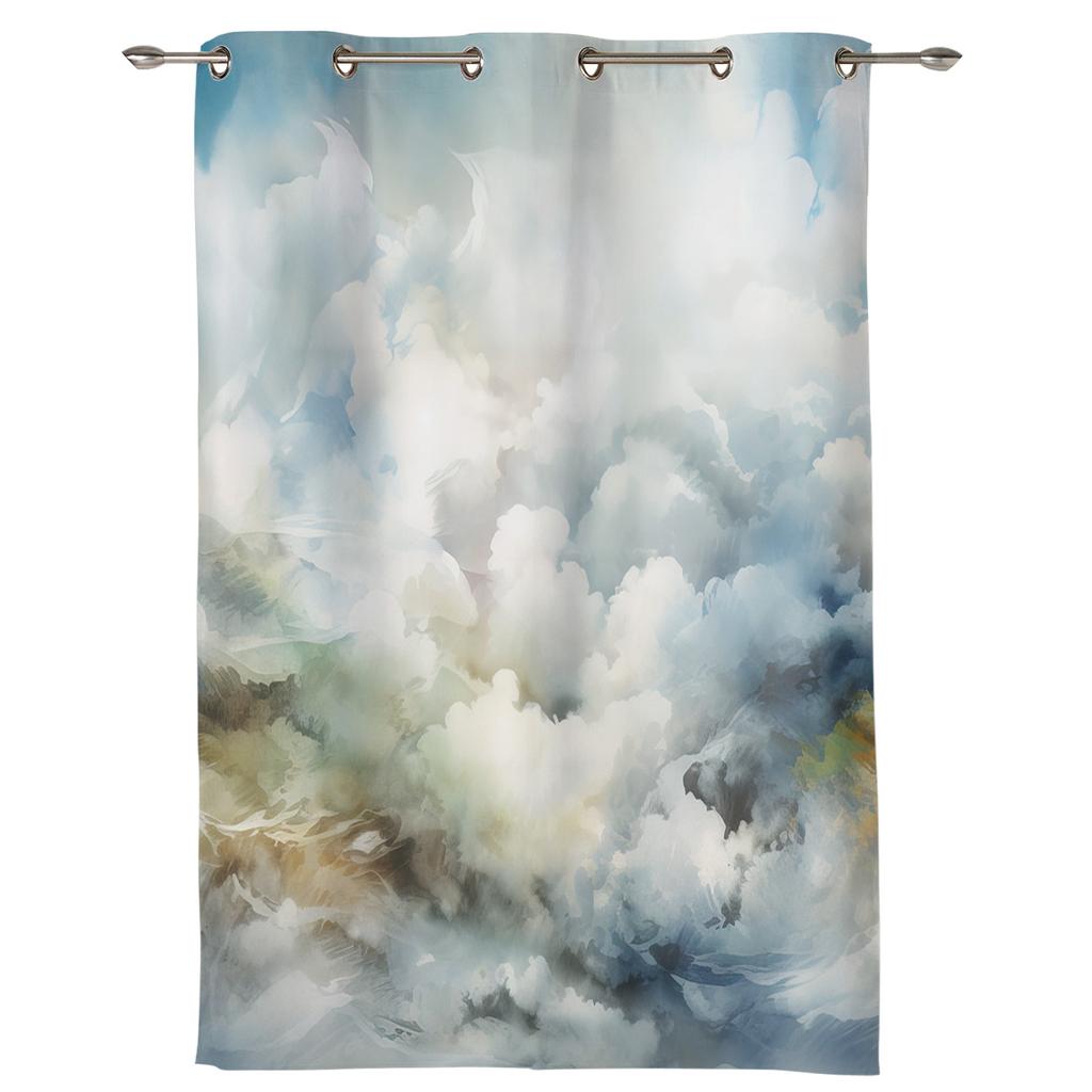 Afrikanischer weiblicher Elefant, Giraffe, Schlafzimmer, Küche, Vorhänge, Wohnzimmer, Dekorationsartikel, Fenstervorhänge für Wohnzimmer