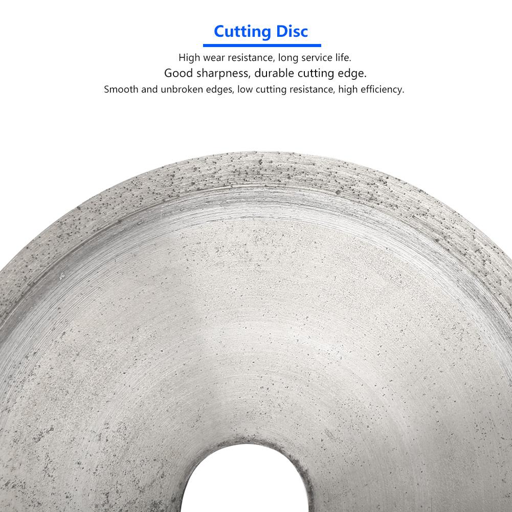Lapidary Diamond Cutting Disc Saw Blade Wheel for Glass Crystal Jade Gemstone (160*20*0.8mm)
