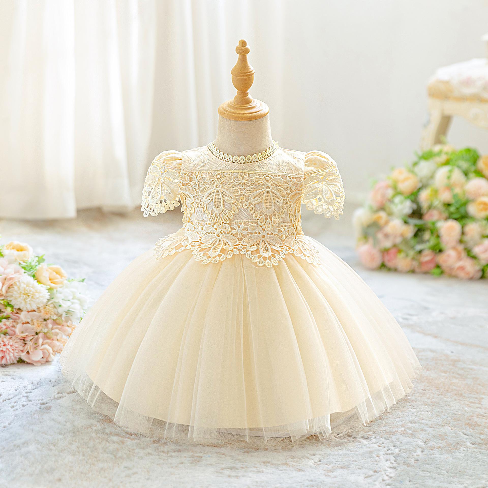 

0-3Y Christmas Dress Newborn Baptism Wedding Dress for Baby Girl First Birthday Party Wear Toddler Girl Christening Gown Clothes L3021 9-12M