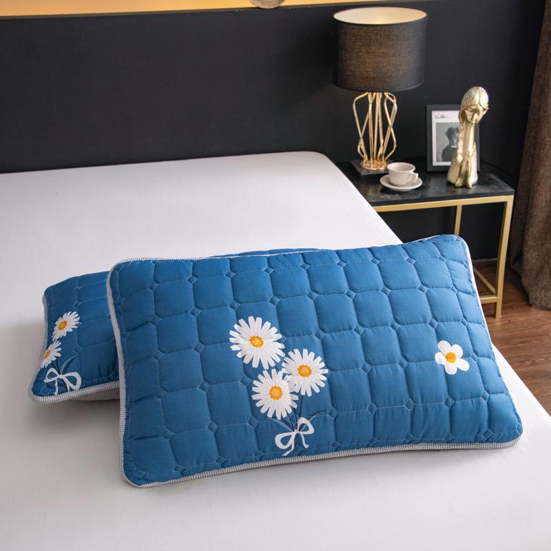 

Комплект стеганых водонепроницаемых наволочек 48x74 см - наволочки с защитой от жира и слюны (1 пара) 48x74cm Single