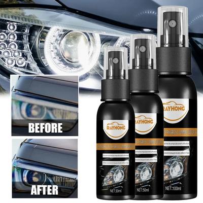Kits de polissage et de restauration de phares de voiture, pâte de nettoyage pour réparation des rayures des phares, élimination de l'oxydation, liquide de polissage pour phares