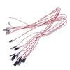 10 Stück 50cm Servo-Verlängerungskabel Kabel Anschlusskabel Jr 50cm 26AWG
