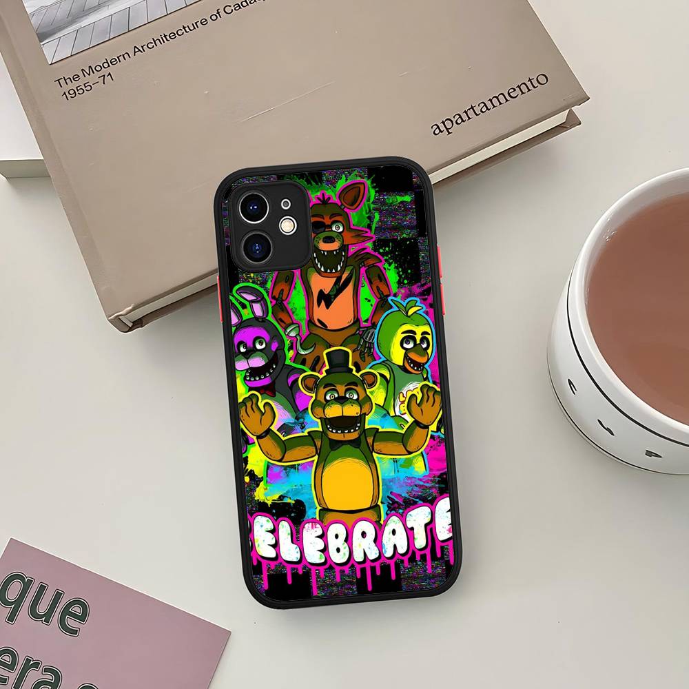 Five-Nights-At-Freddys Handyhülle Für IPhone 16 15 14 13 12 11 Pro Max 7 8 6 6s Plus Mattes Cover