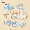 Children's Day Cupcake Toppers: Cute Cartoon Inserts - 61 Pieces