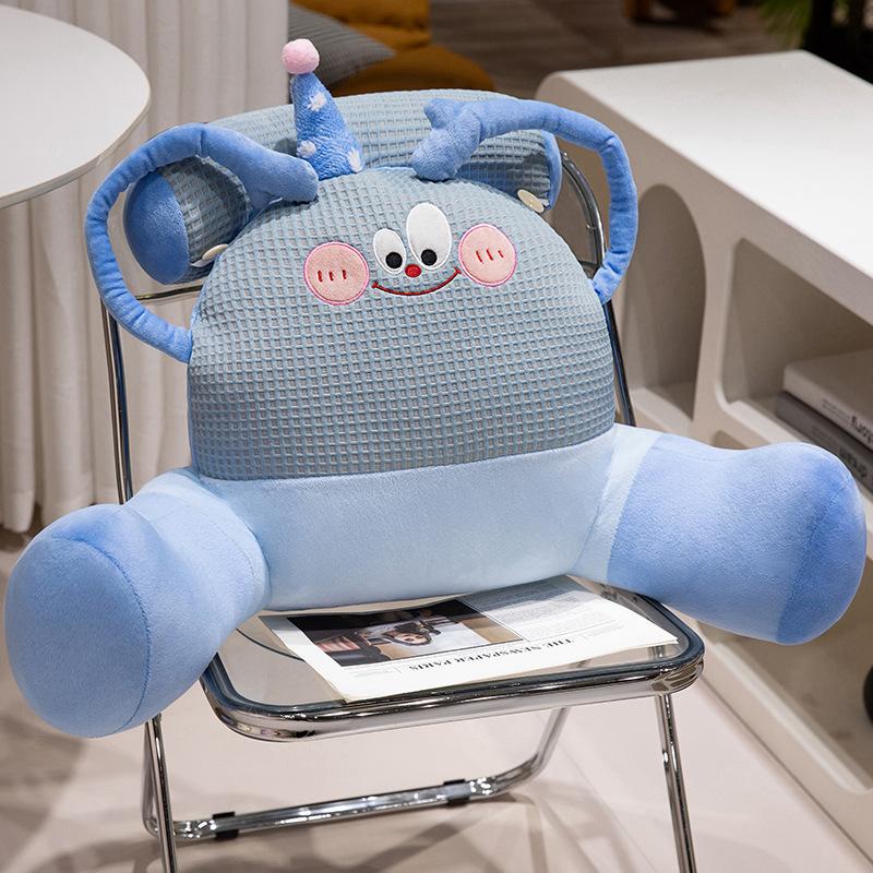 Dopamine Monster Waist Rest Removable And Washable Ice Beans Four Seasons Available Waist Pillow Office Waist Pillow Car Waist Pad