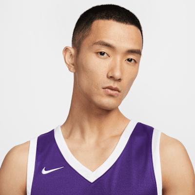 Nike Dri Fit Basketball Jersey Men's Garden Purple