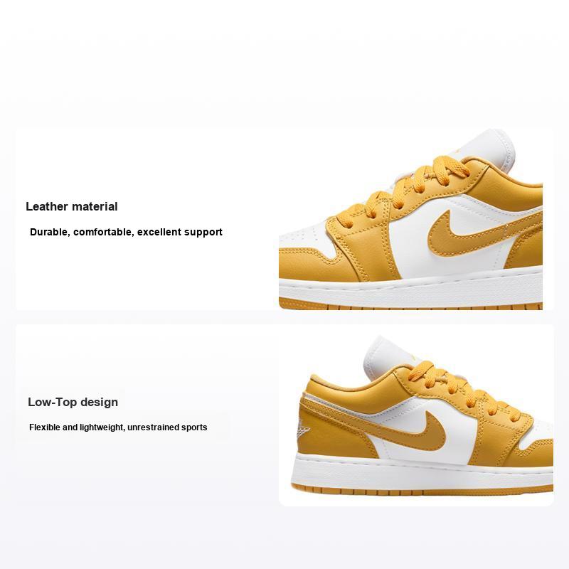 Air Jordan 1 GS Pollen Kids Sneakers Yellow White 553560-171