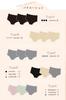 Seamless Regular Plus Size Deep Prim Type Baby-mine Women's Panties, 3-Pack, Panties, Underwear, Fit, (XL, A)