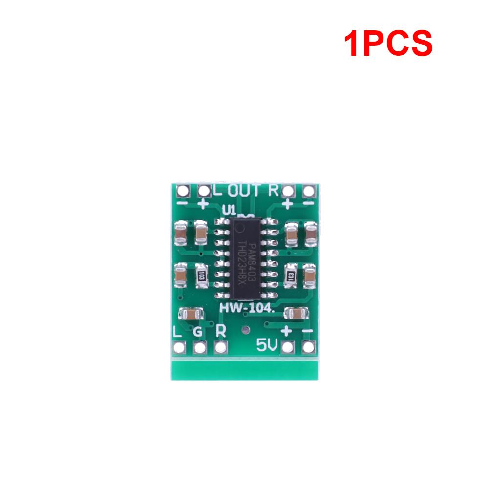 50-1PCS PAM8403 Audio Speaker Sound Amplifier Board Module DC2.5-5.5V 2*3W Mini Power Amplifier Board for Class D Stereo AudioGood product
