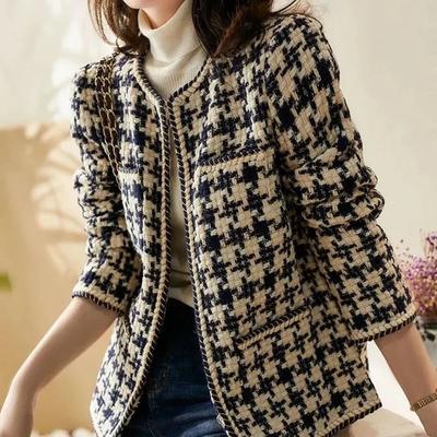 Frauen Hochwertige Temperament Damen Stil Tweed Kurze Jacke Kleine Duft Jacke frauen Frühen Herbst