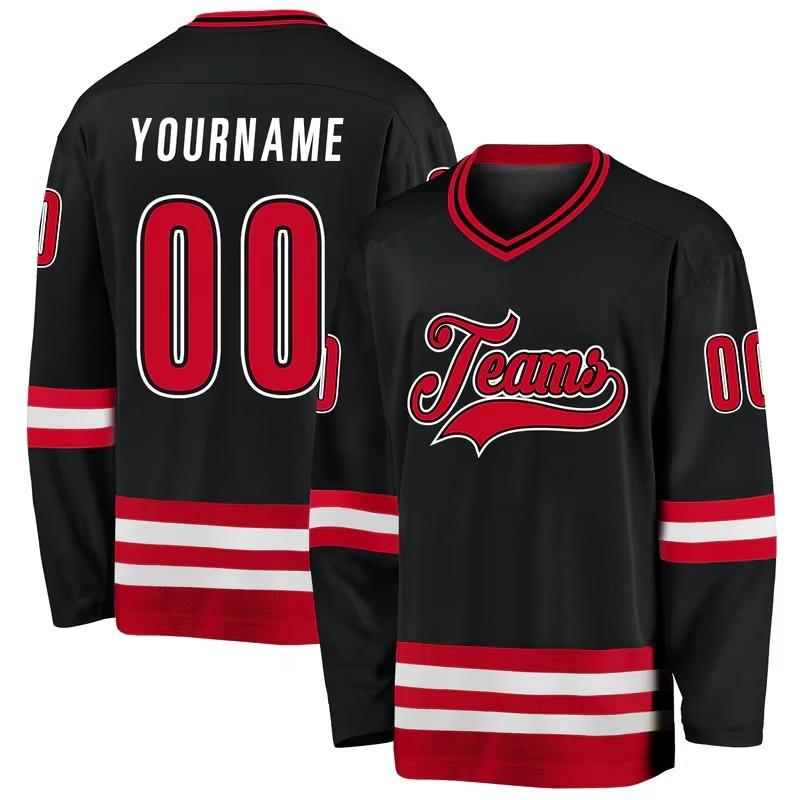 Sublimation Ice Hockey Uniform 3D Print Your Name Number Men's and Women's Ice Hockey Jerseys Game Training Jerseys