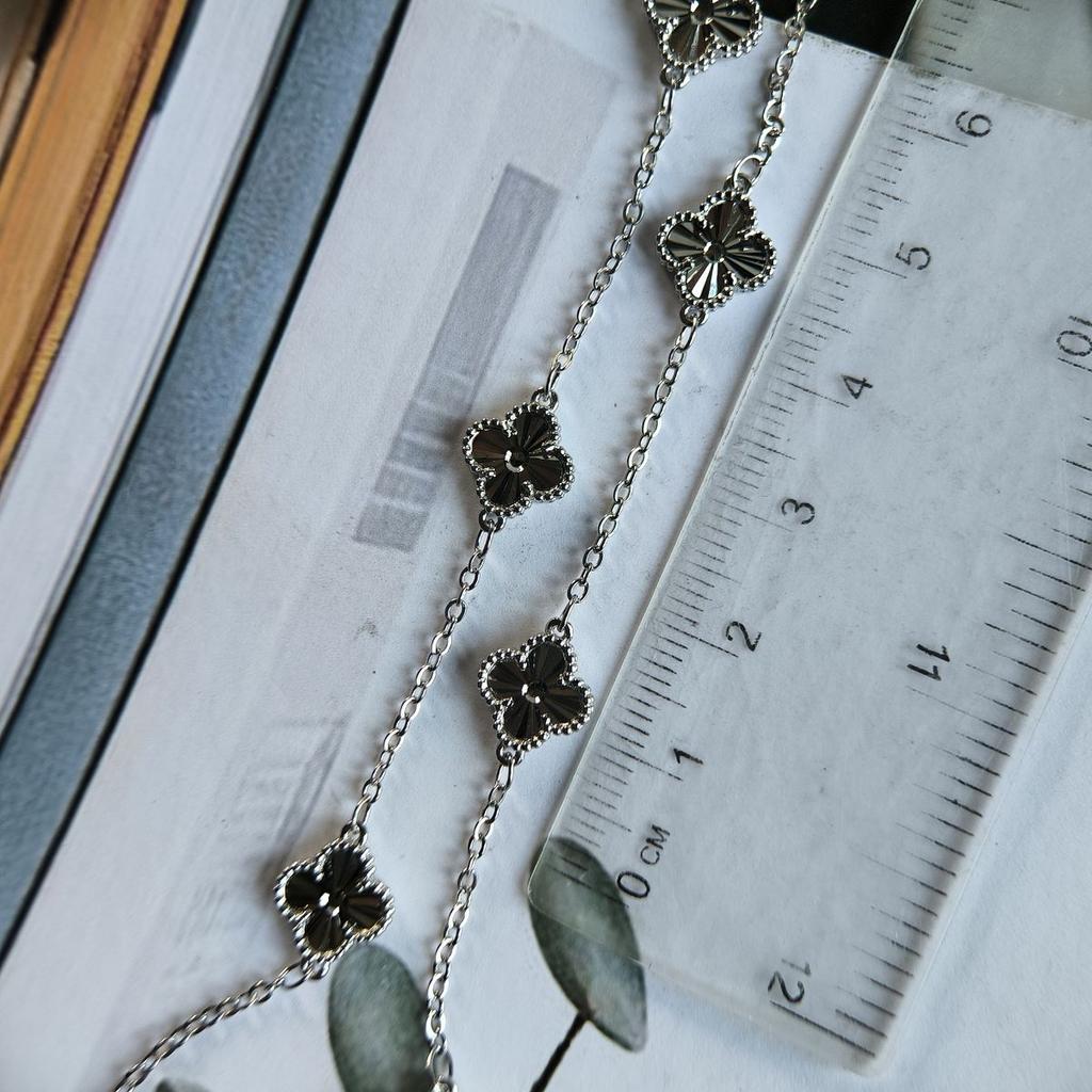 Серебряное колье с без камней, вес изделия 6,58 гр (2190646)