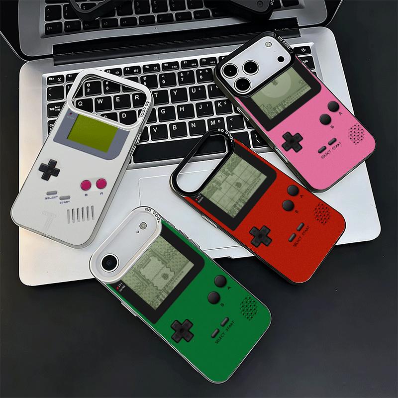 Game Console Trend Pattern Shockproof Phone Case for iPhone 17 Air 16 16E 15 Pro Max 14 Plus 13 Mini 12 Back Cover Anti Fall Fun
