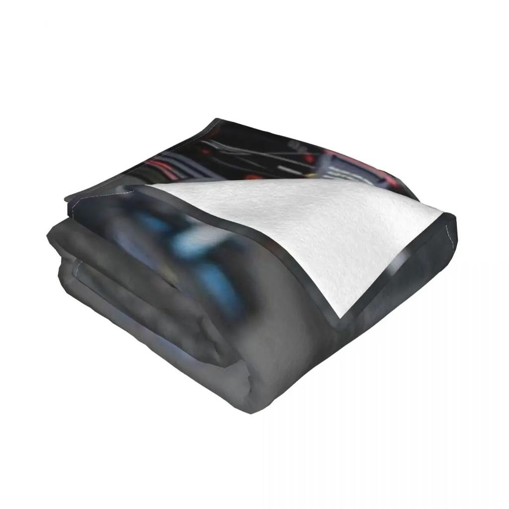 F1 Race Start Throw Blanket Soft Plush Plaid Luxury Throw Blanket Bed Fashionable Blanket