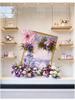 Monet Garden Purple Artificial Floral Decorations for Spring Landscaping Ornaments