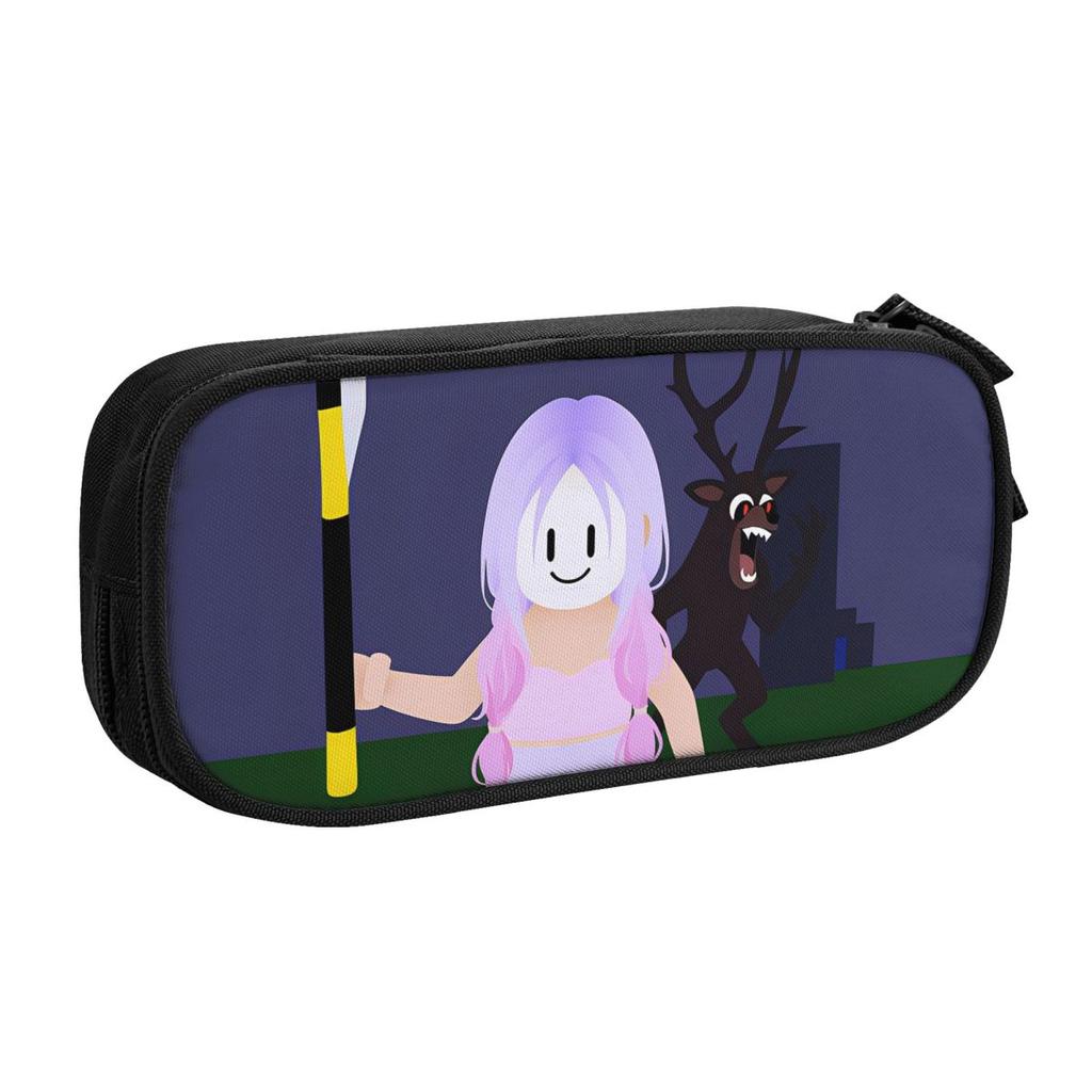 99 Nights In The Forest Halloween Pencil Case Game Pen Holder Bag Kids Large Storage Students School Gift Pencilcases