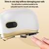 ABS Electric Nail Trimmer With Integrated Grinding Function Automatic Nail Clippers Manicure