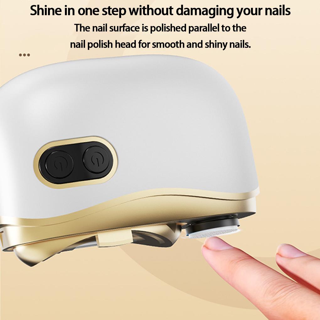 ABS Electric Nail Trimmer With Integrated Grinding Function Automatic Nail Clippers Manicure