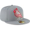 New Era 59Fifty Fitted Cap - STORM GREY MLB Cooperstown Team
