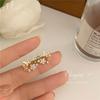 Fashion Exquisite Flower Butterfly Small Fresh Daily Literary Jewelry Birthday Party Lady Temperament Earrings