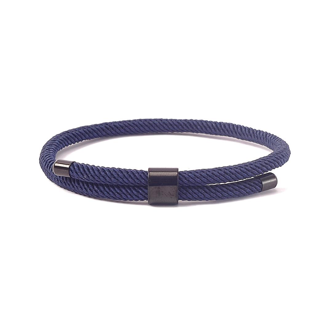 Pulsera de Diseño Minimalista de Venta Caliente Pulsera de Cuerda Milano Colorida Hebilla de Acero Inoxidable Pulseras Ajustables de Cuerda Roja Regalo