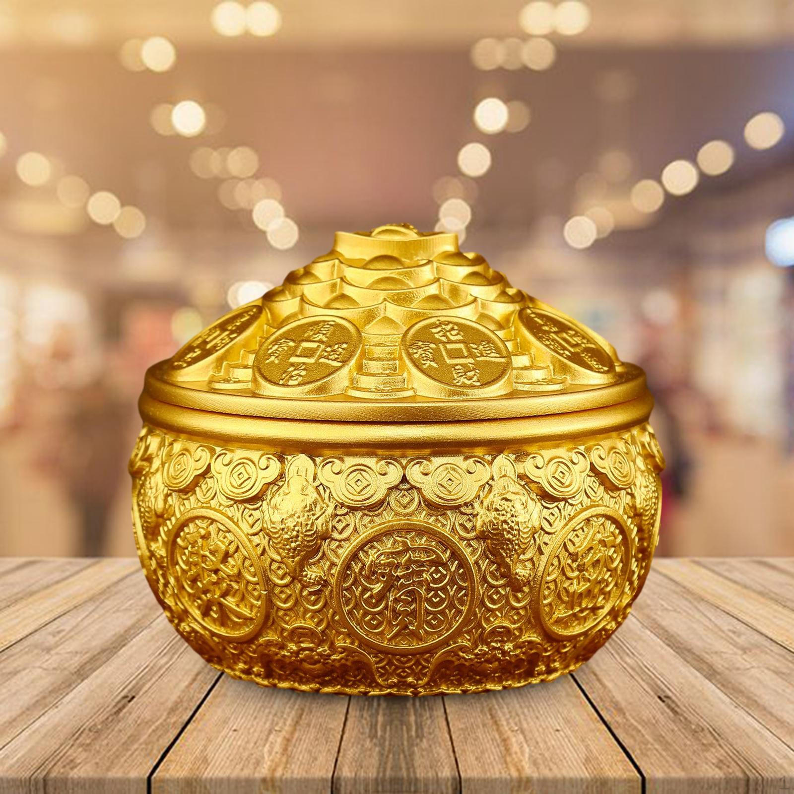 

, Латунная чаша из рога изобилия, китайская чаша для помещения