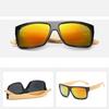 Vintage Mens New Retro Sunglasses Bamboo Wooden Wood Frame Shades Glasses Uv400