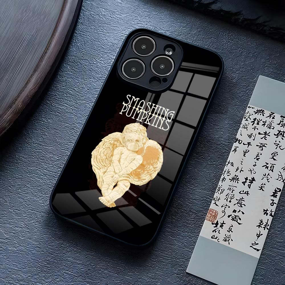 

The S-Smashing P-Pumpkins Phone Case For IPhone 17 Pro Max 15 Pro 14 12 11 13 Mini X XR XS 16 Plus SE Glass Cover iPhone13 ProMax