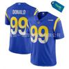 Youth Embroidered Rugby Jersey Rams 10 Kupp 99 Donald Kids Sports Shirt