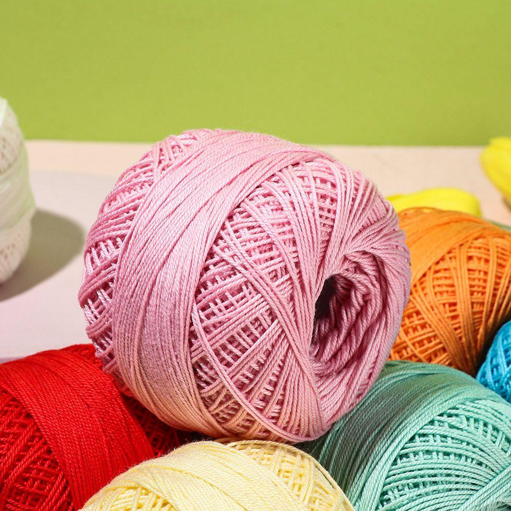 Household Products Hand Knitted Crochet DIY Yarn Pure Cotton Lace Wool Wolle
