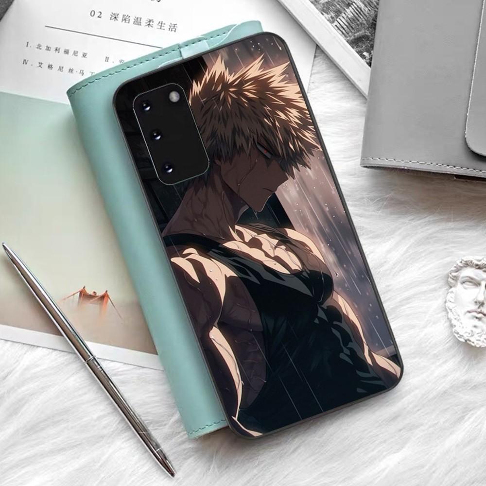 Coque de téléphone dessin animé B-Bakugo K-Katsuki Silicone PC+TPU Pour Samsung S10 20 30 22 23 24 Plus Lite Ultra Housse