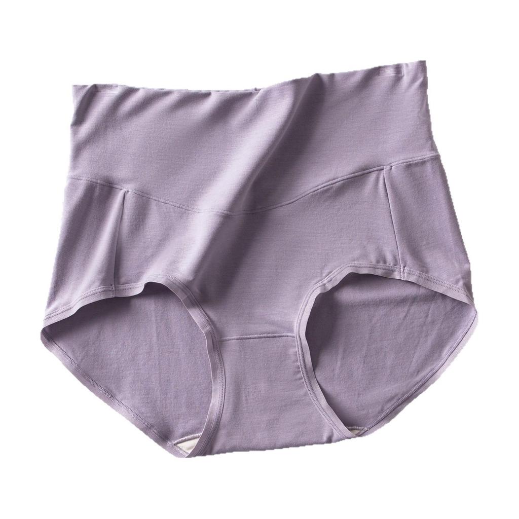 Damen High-Waist Seidenmodal Bauchweg-Slips - Atmungsaktives Hüfthebendes Design