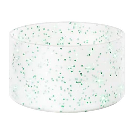 Silikonový návlek na kelímek s třpytkami, protiskluzový, tepelně izolační kryt, lehká podložka pod láhev na vodu pro tumbler