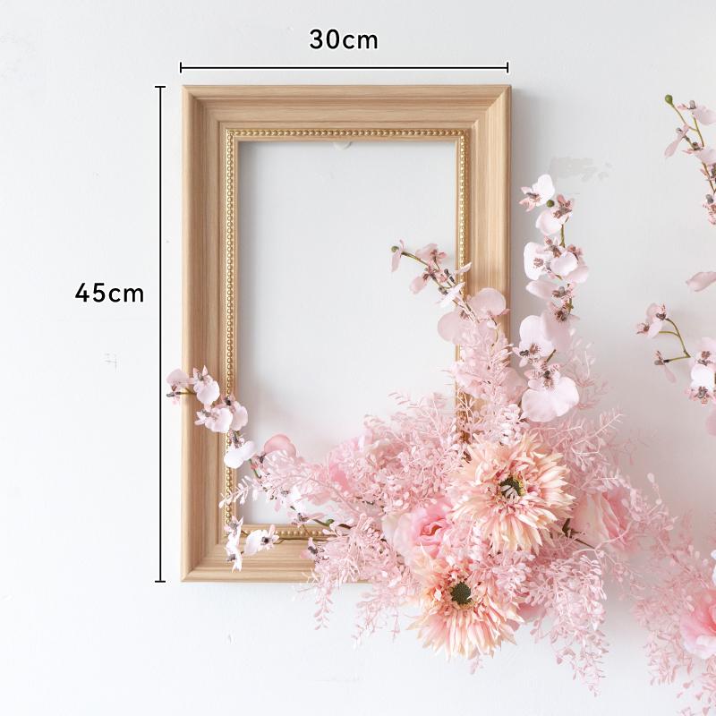 Floral Art Photo Frame Set for Wall and Window Decoration