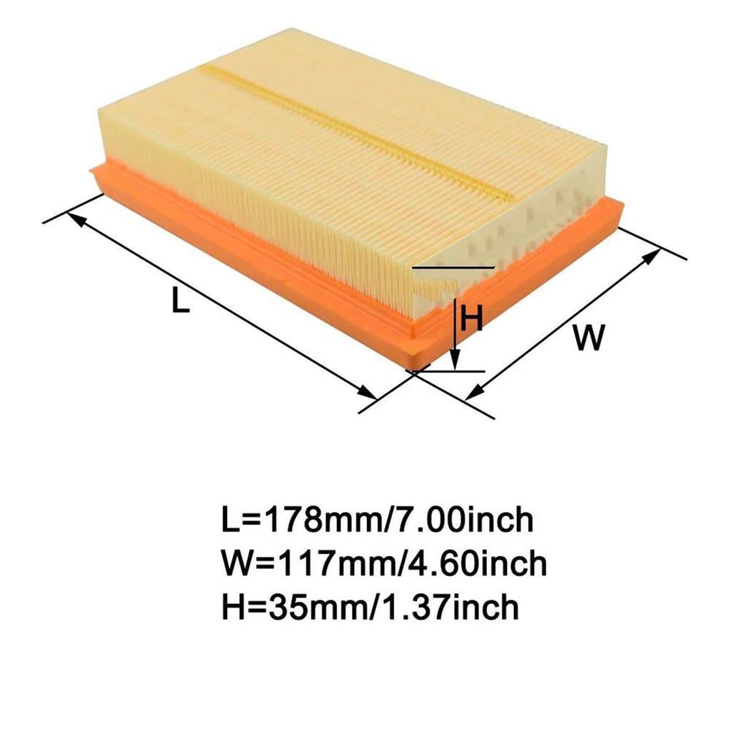 Replacement Air Filter Compatible with Toyota Prius XW50 2017 2018 2019 1.8L Air Car Air Filter Replacement