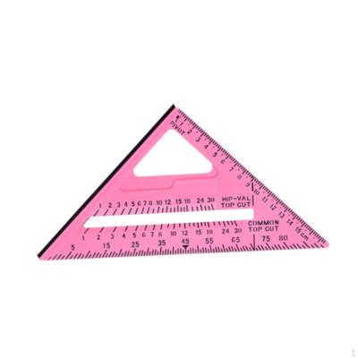Triangle Ruler, Metric And Imperial Measurement, Clear Scale, Multipurpose Woodworking, Marking Tool