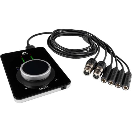 Apogee Duet 3 Audio Interface for Mac & Windows, 24-bit/96kHz with Hardware DSP, USB Type-C and Type-A Support