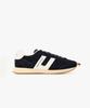 Armani Exchange Men'S Logo Patch Suede Sneakers _Dark Navy_A416175006