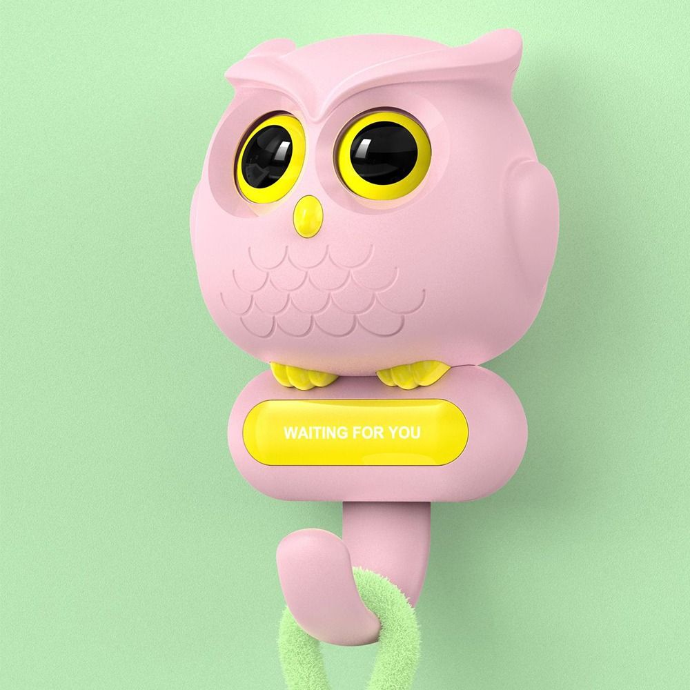 Key Holder Hooks Owl Blink Hook Free Punching Storage Rack New Animals Wall Hanging Hook