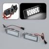 22854057 GM13502178 GM13502179 1224032 2Pcs License Plate Light Lamp 18SMD 13502178 13502179 Fit for Buick Cadillac Chevrolet