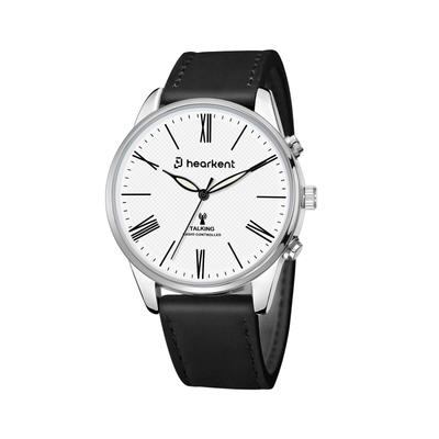 Hearkent Large Analog Talking Easy To Read for the Stylish and Senior Watch with Japanese Voice Accurate Time and Radio Control Men's Watch, Blind,