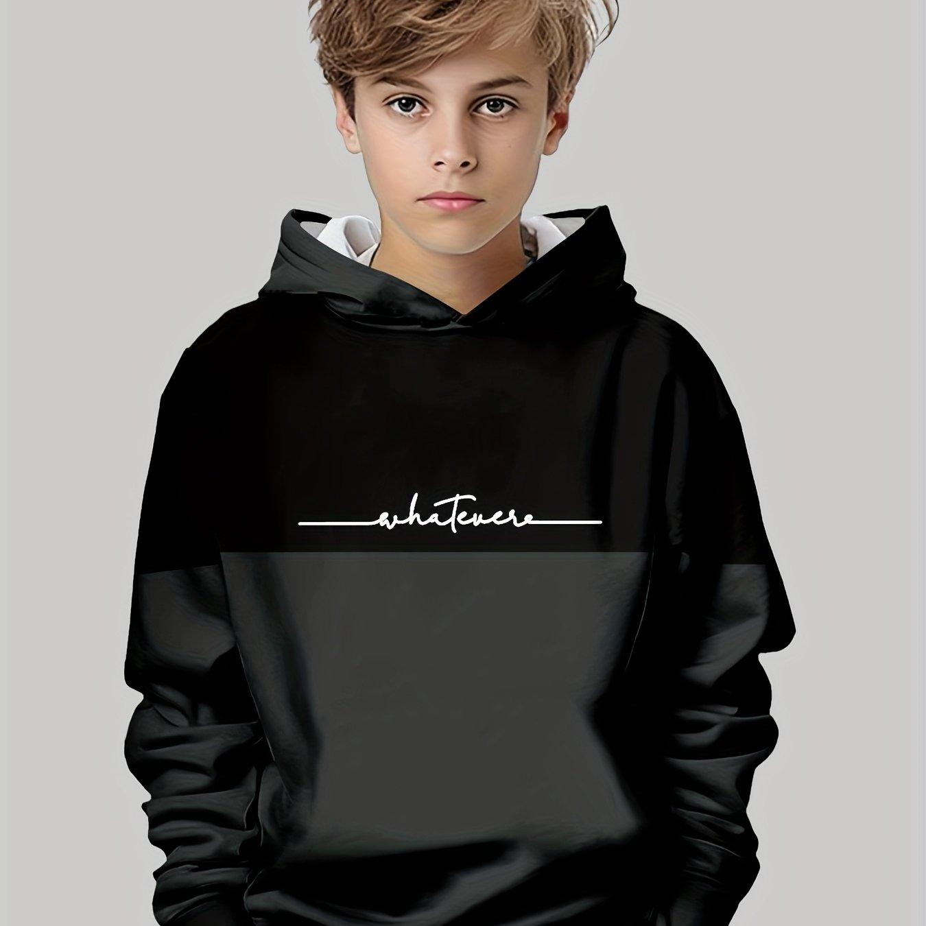 

Толстовка для мальчиков 2025 с 3D принтом для улицы, Толстовка с капюшоном, Фирменный пуловер 13-14Y