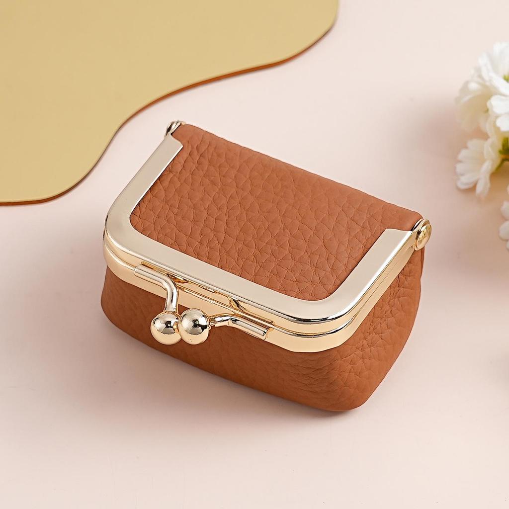 Scatola Accessori Mini Collana  Orecchini da Donna  Anello d'Oro  Borsa per Gioielli in Oro  Cuffie  Monete  Portamonete
