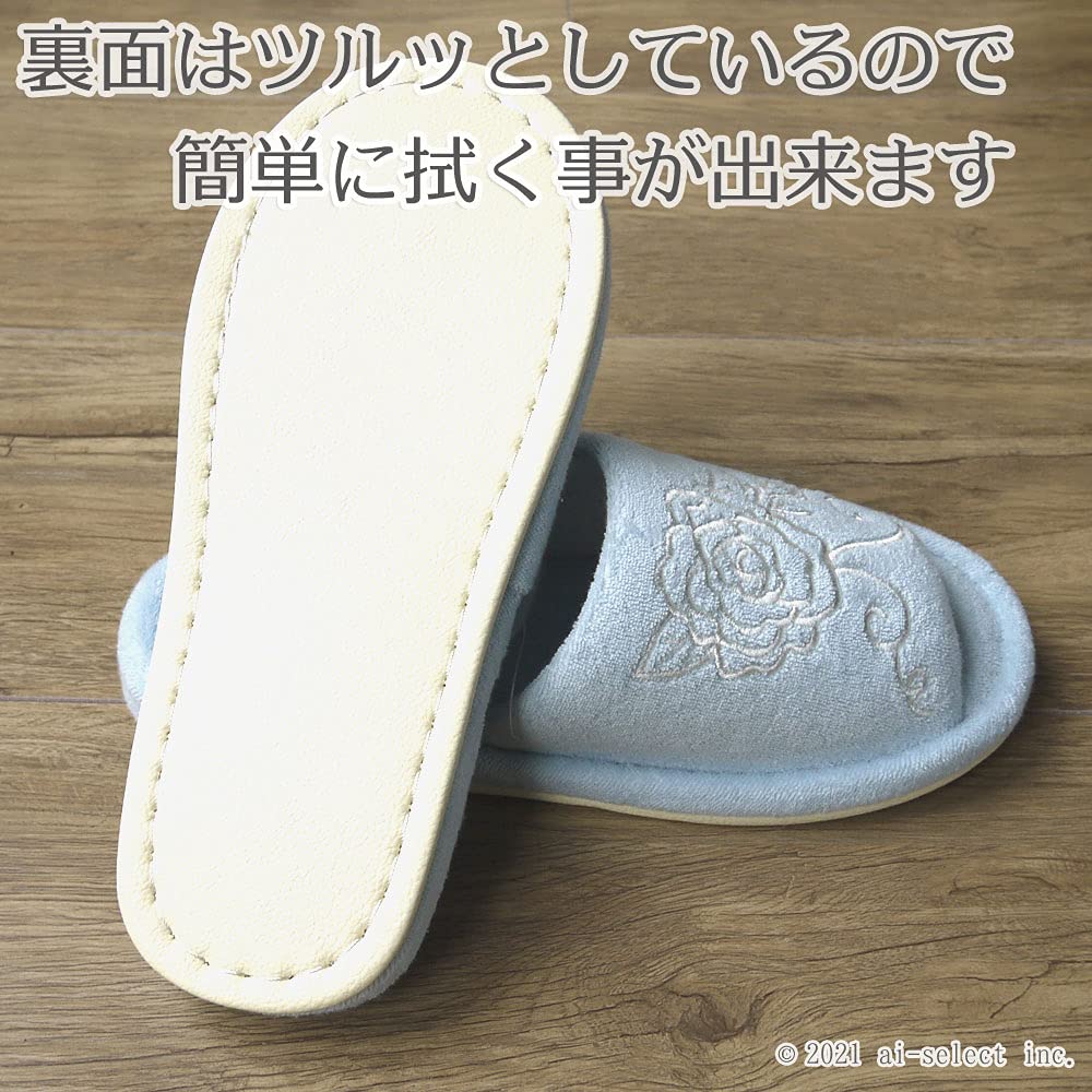 Amazon exclusive toilet mat set without lid cover and paper holder Clear rose Elegant rose pattern Rose Rose [White] "3-piece cover"